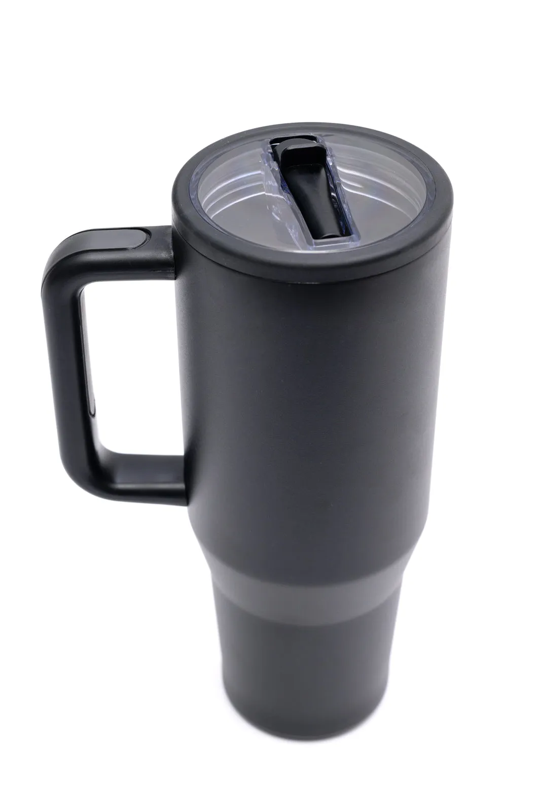No Spill 40oz Tumbler in Black - 12/6