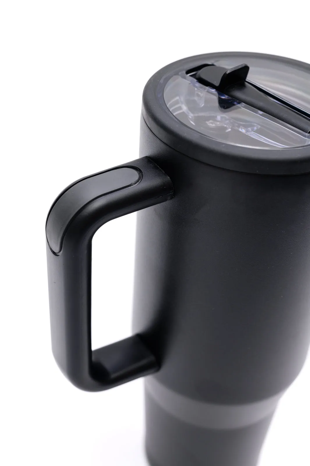 No Spill 40oz Tumbler in Black - 12/6