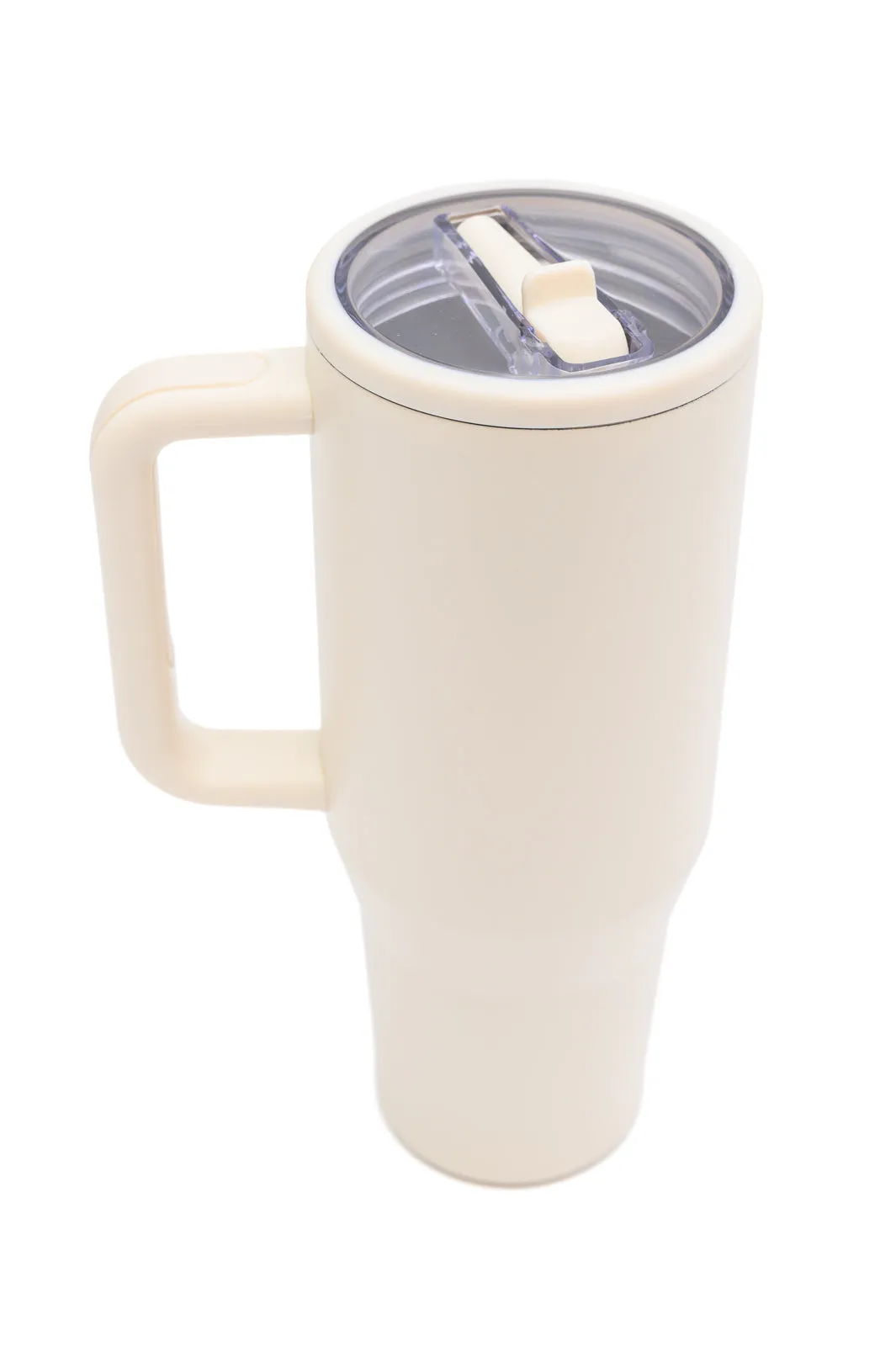 No Spill 40oz Tumbler in Off White - 12/6
