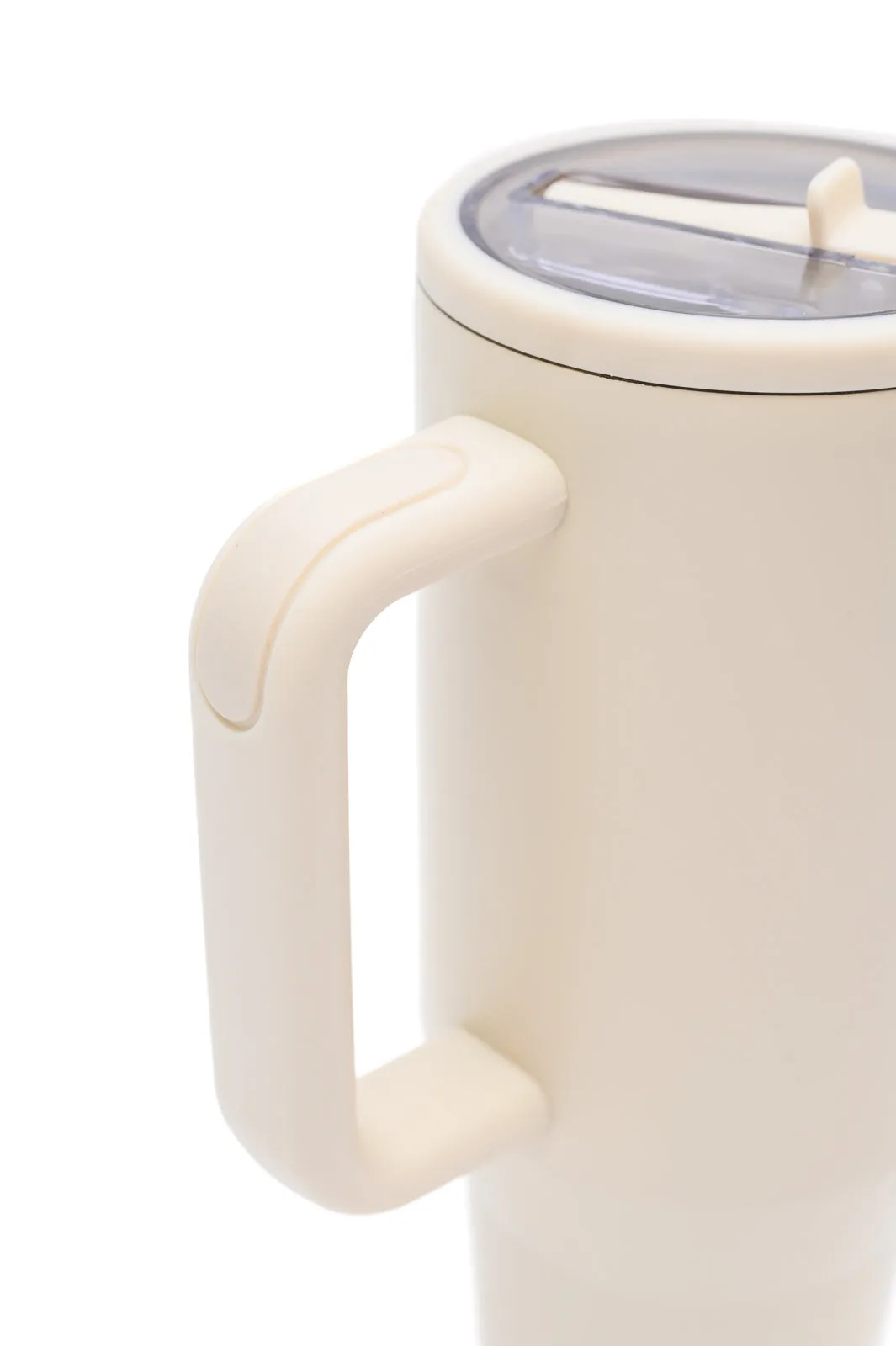 No Spill 40oz Tumbler in Off White - 12/6