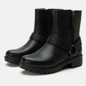 Olympia Black Bird Boot