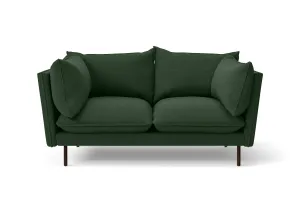 Pistoia 2 Seater Sofa Forest Green Linen Fabric