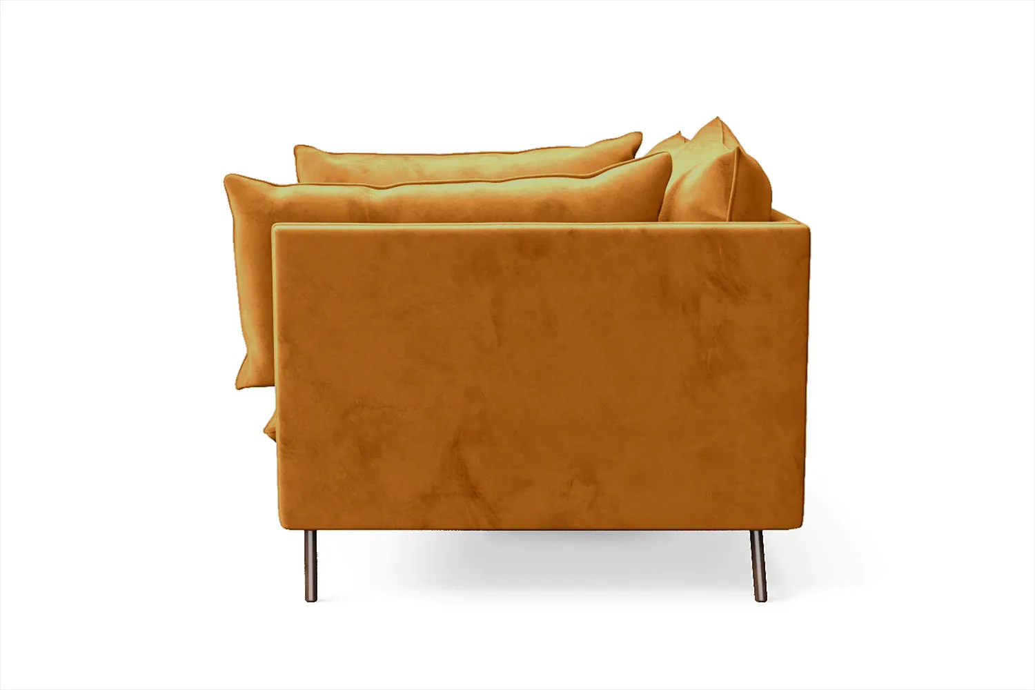 Pistoia 2 Seater Sofa Gold Velvet