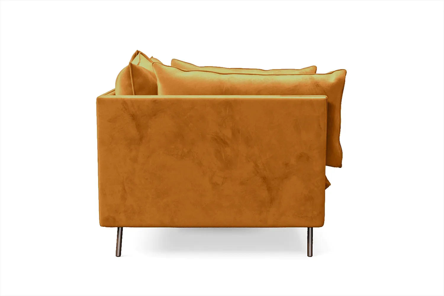 Pistoia 2 Seater Sofa Gold Velvet