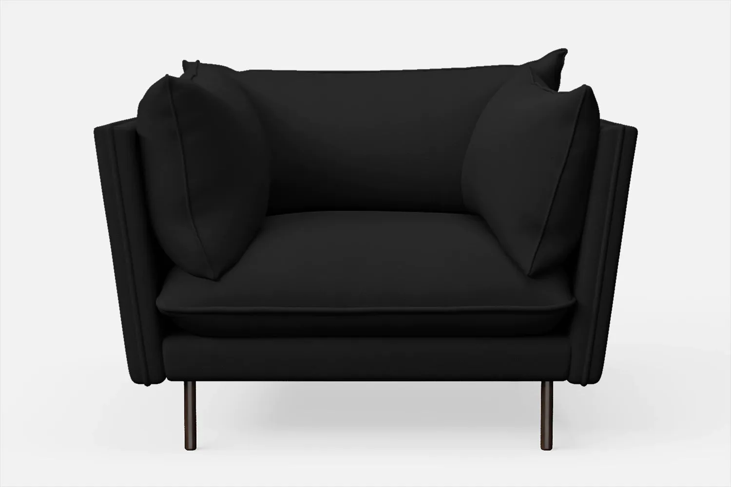 Pistoia Armchair Black Leather