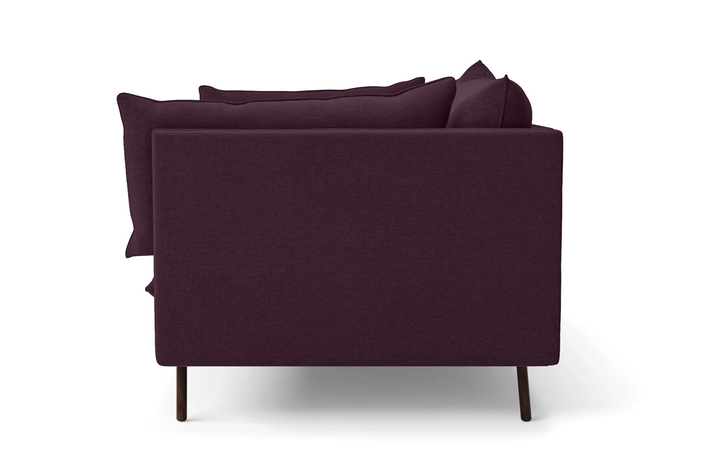 Pistoia Armchair Purple Linen Fabric