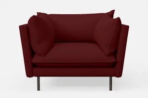 Pistoia Armchair Red Leather