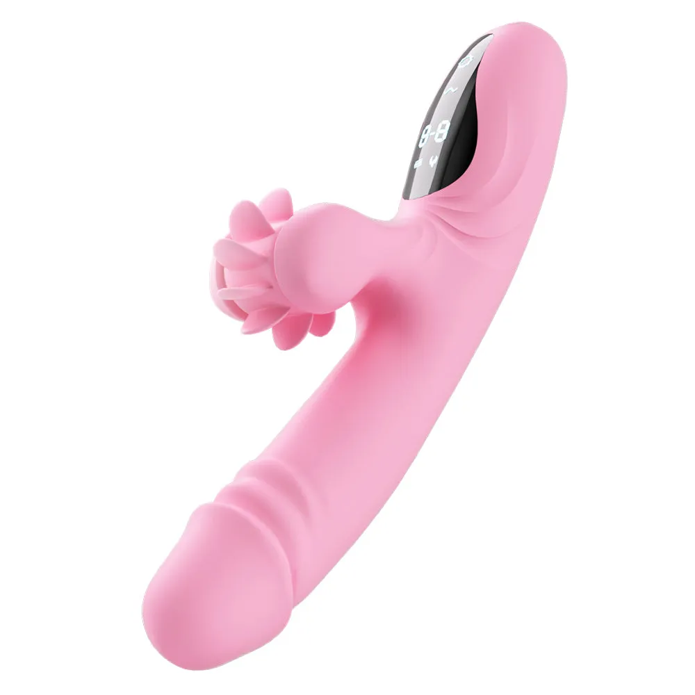 Quusvik Heated Masturbator with Rotating Tongue - Smart Female Sex Machine Toy
