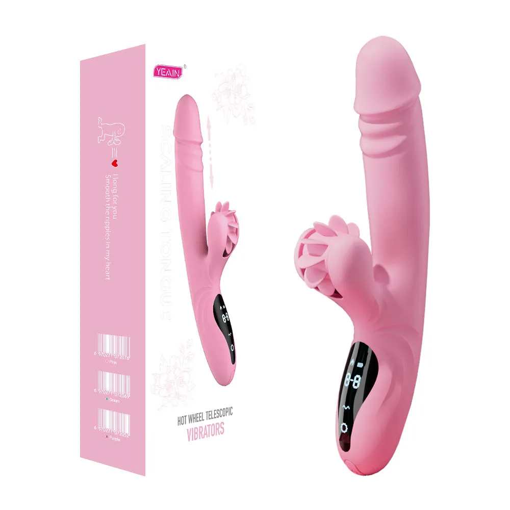 Quusvik Heated Masturbator with Rotating Tongue - Smart Female Sex Machine Toy