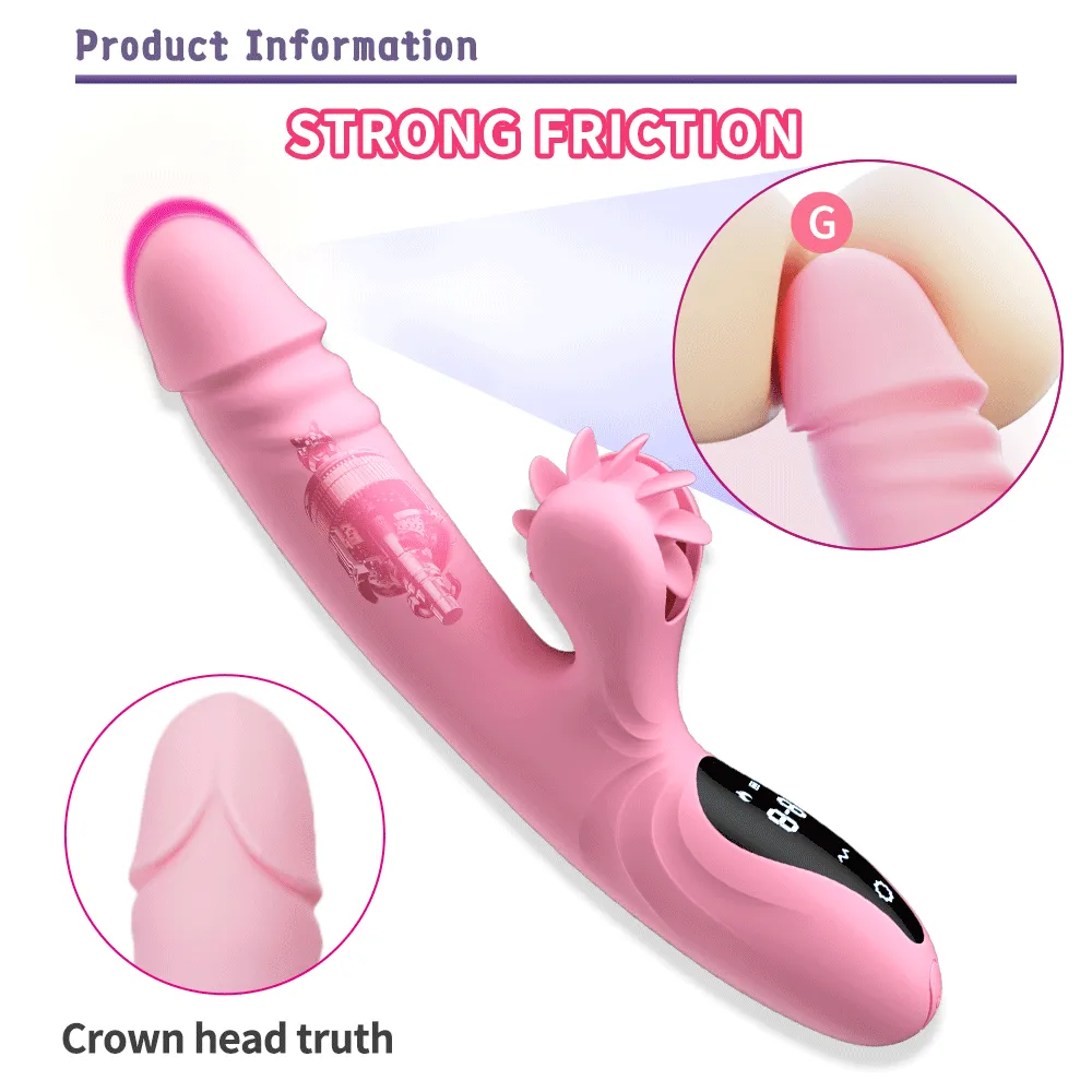 Quusvik Heated Masturbator with Rotating Tongue - Smart Female Sex Machine Toy