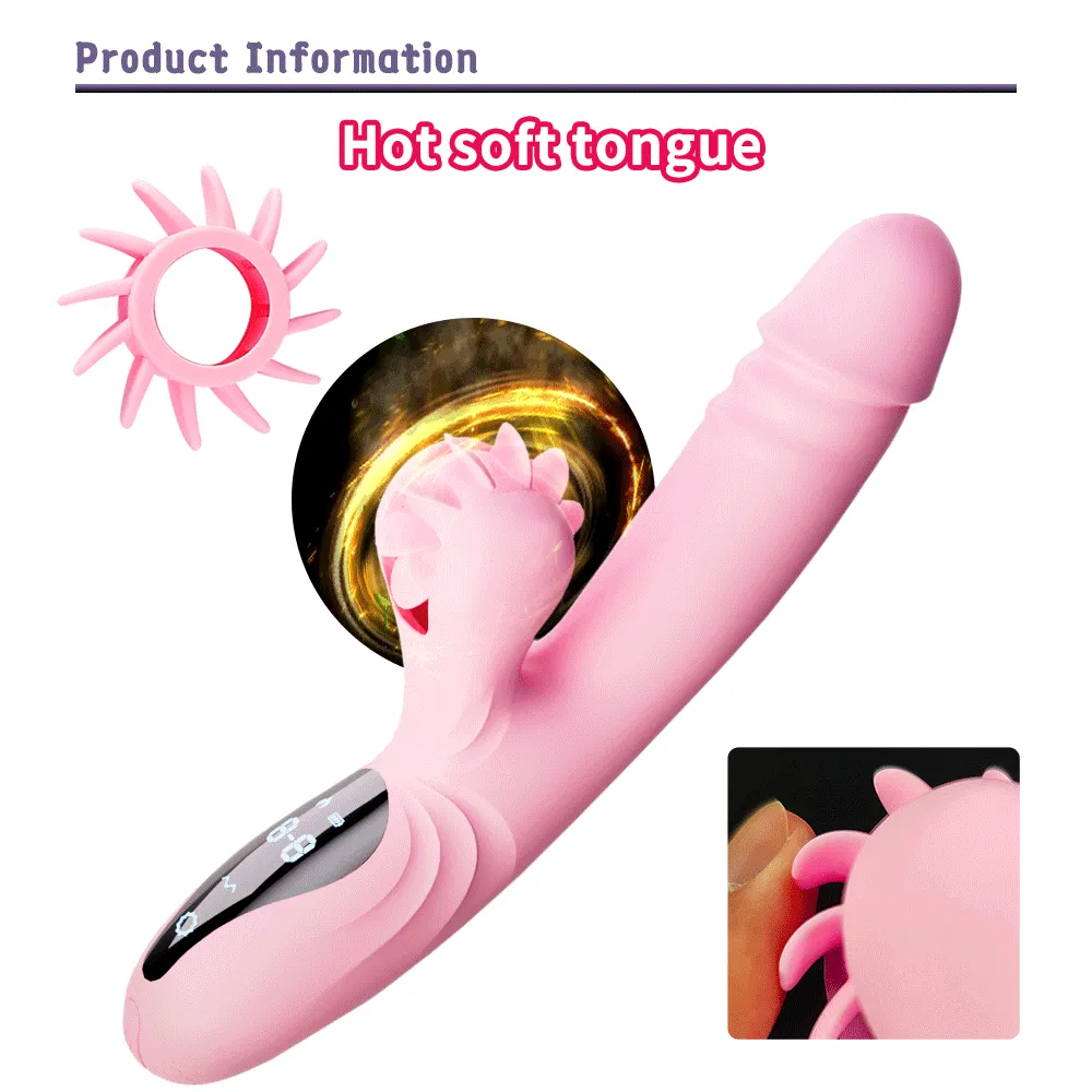 Quusvik Heated Masturbator with Rotating Tongue - Smart Female Sex Machine Toy