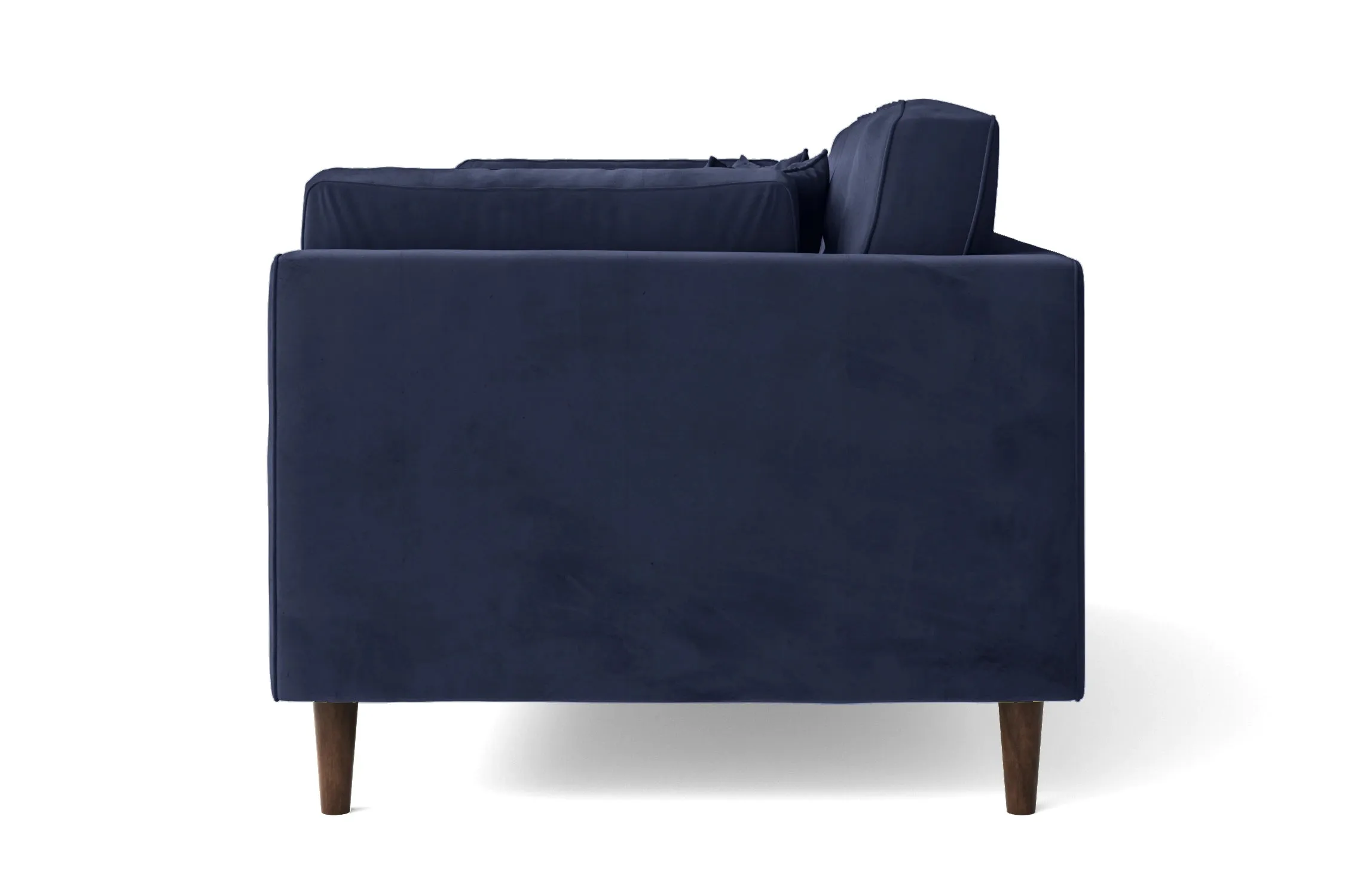 Ragusa 3 Seater Sofa Dark Blue Velvet