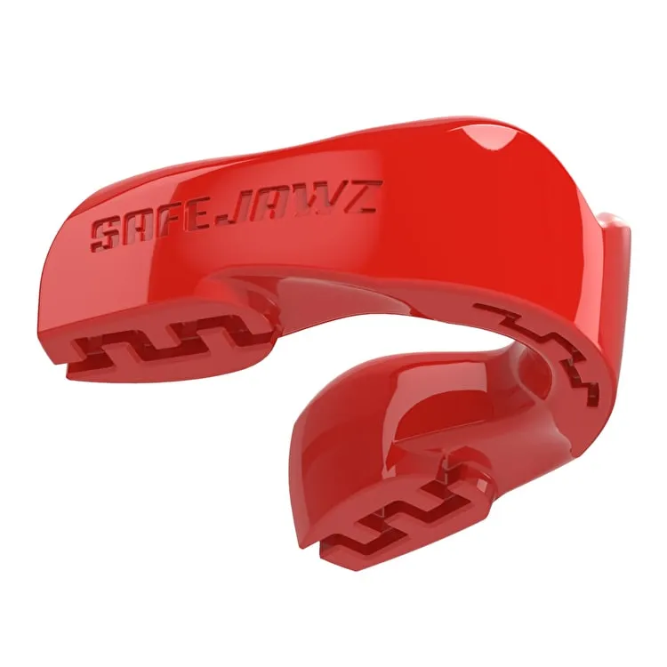 Safejawz intro series adult mouthguard red or black