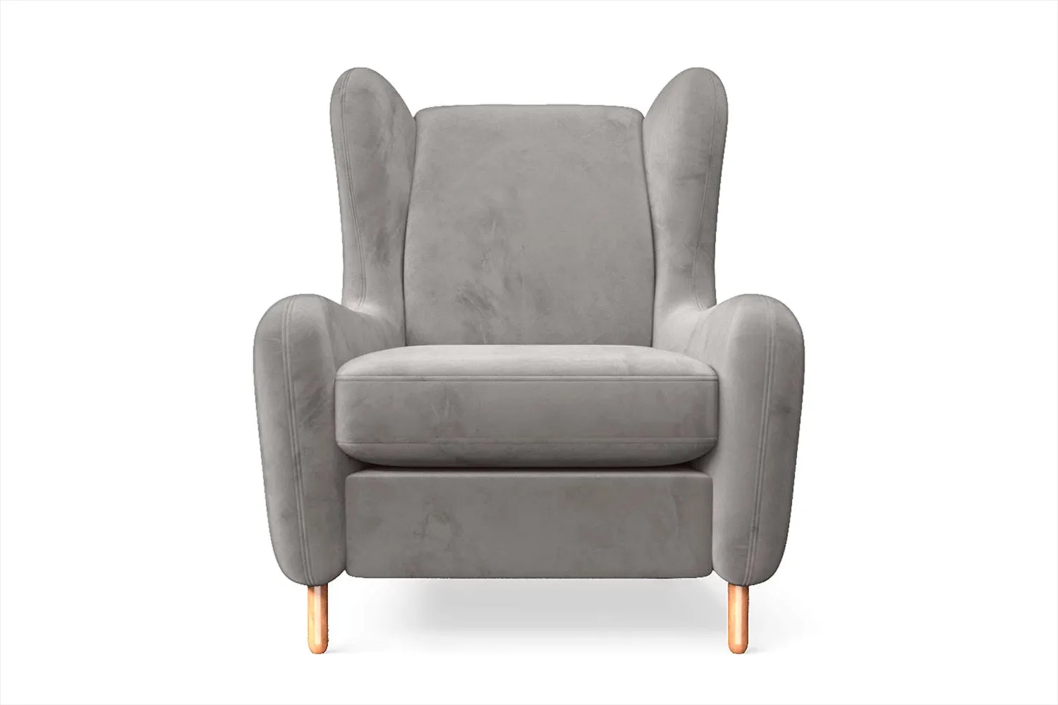 Sassari Armchair Grey Velvet