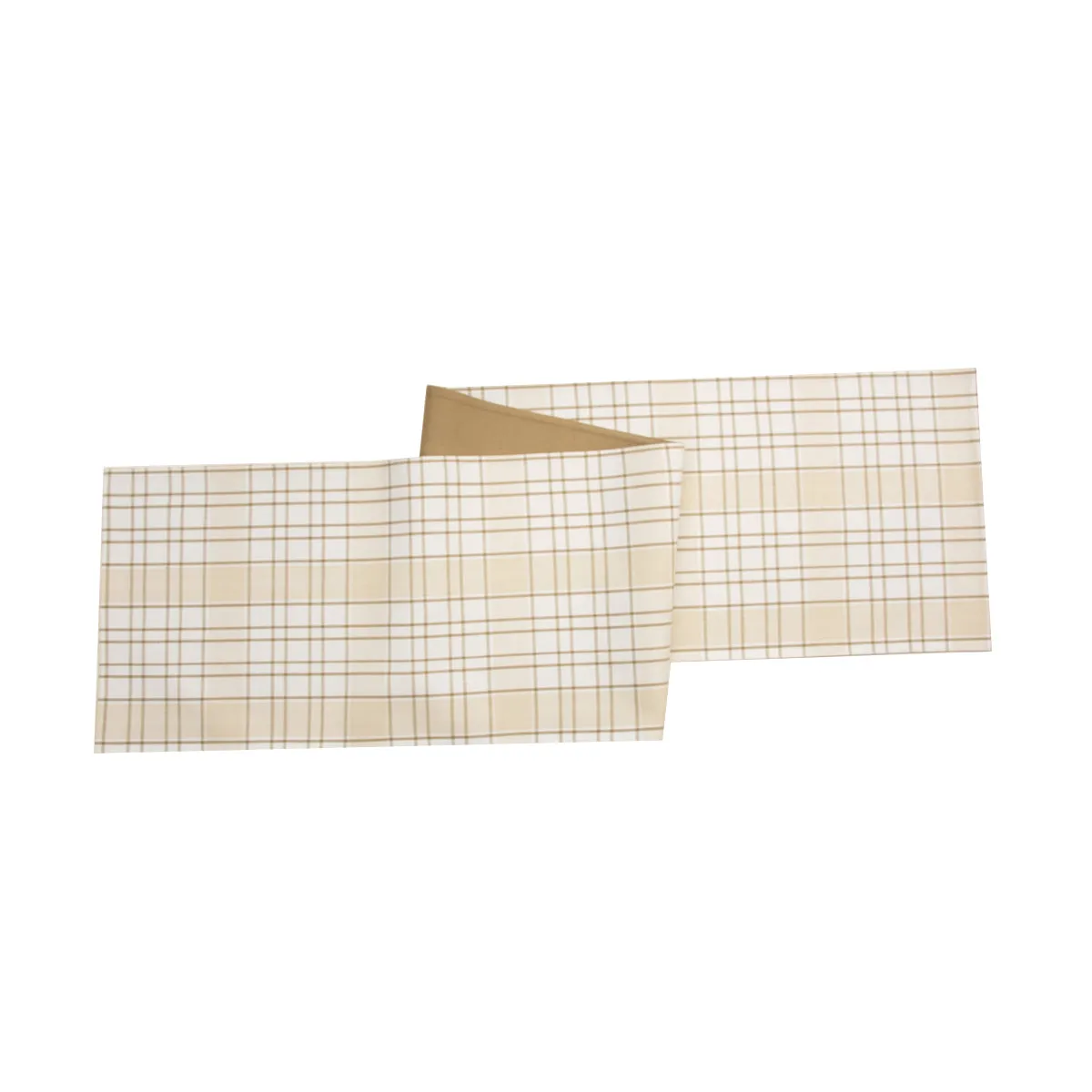 Soft Autumn Plaid Table Linens