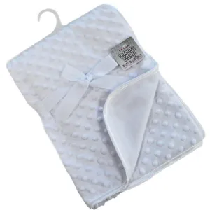 Soft Touch Popcorn Blanket-White