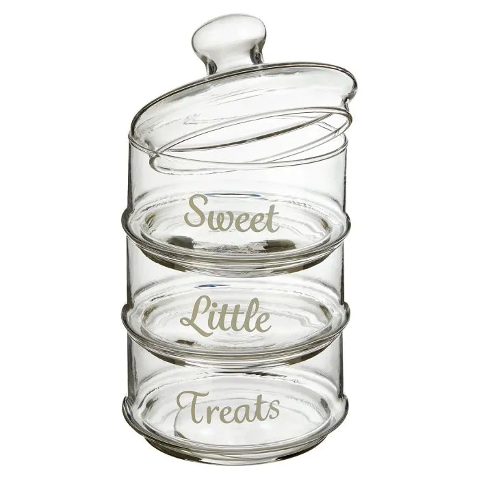 Stackable 3Pc Storage Jar