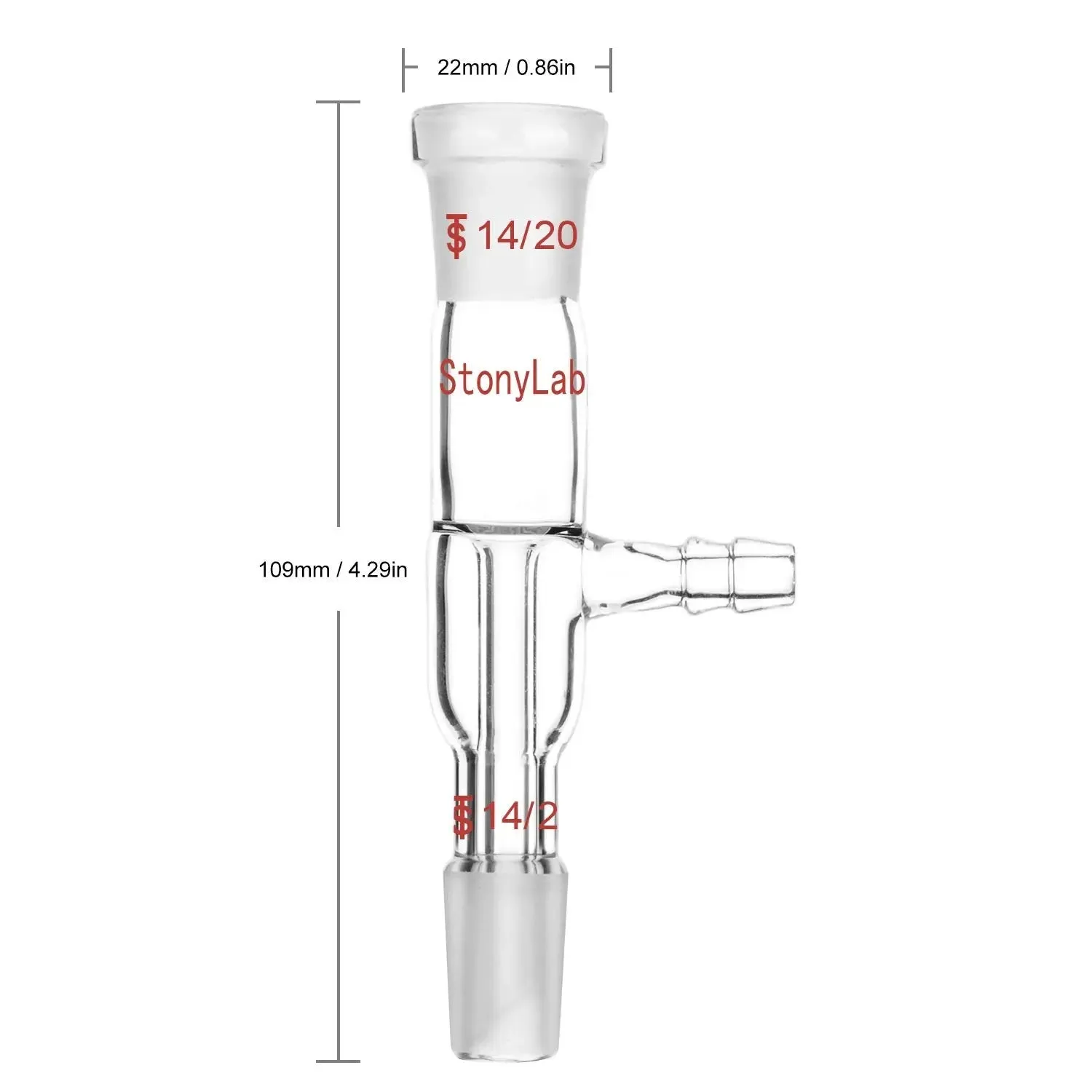 Straight Vacuum Take-Off Adapter