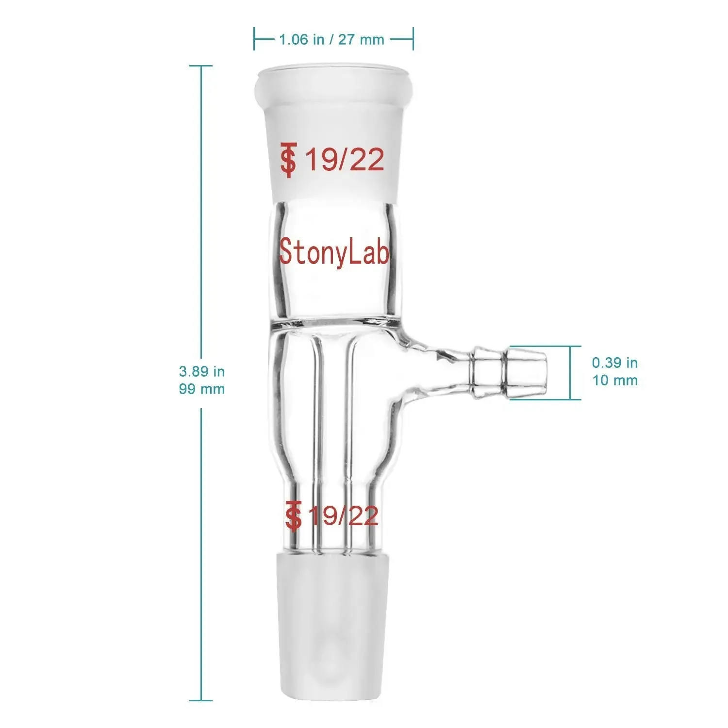 Straight Vacuum Take-Off Adapter