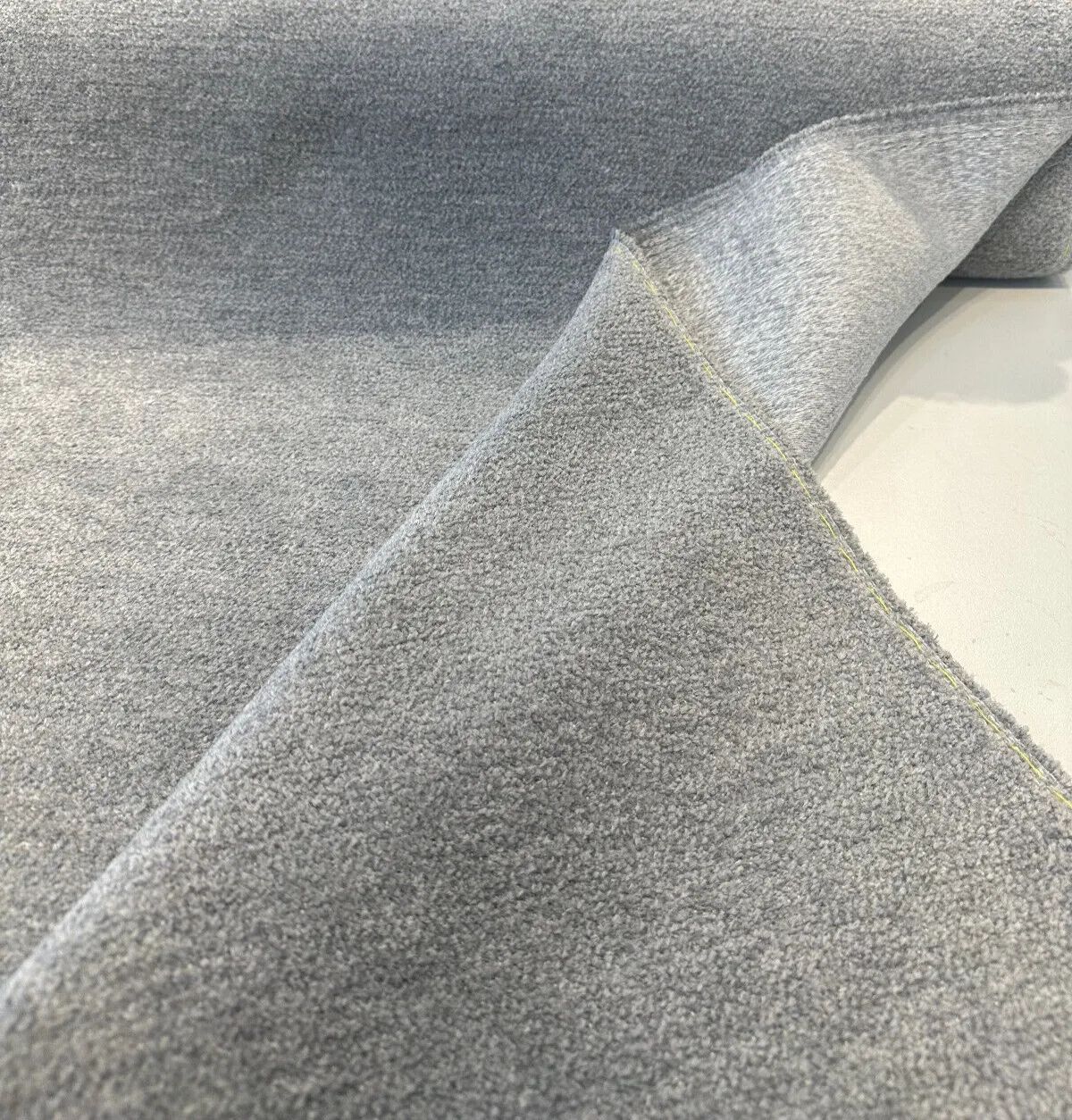 Sunbrella Chenille Lionheart Iceland Gray Outdoor HH Upholstery Fabric By the yard