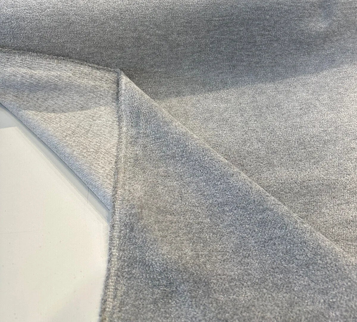Sunbrella Chenille Lionheart Iceland Gray Outdoor HH Upholstery Fabric By the yard