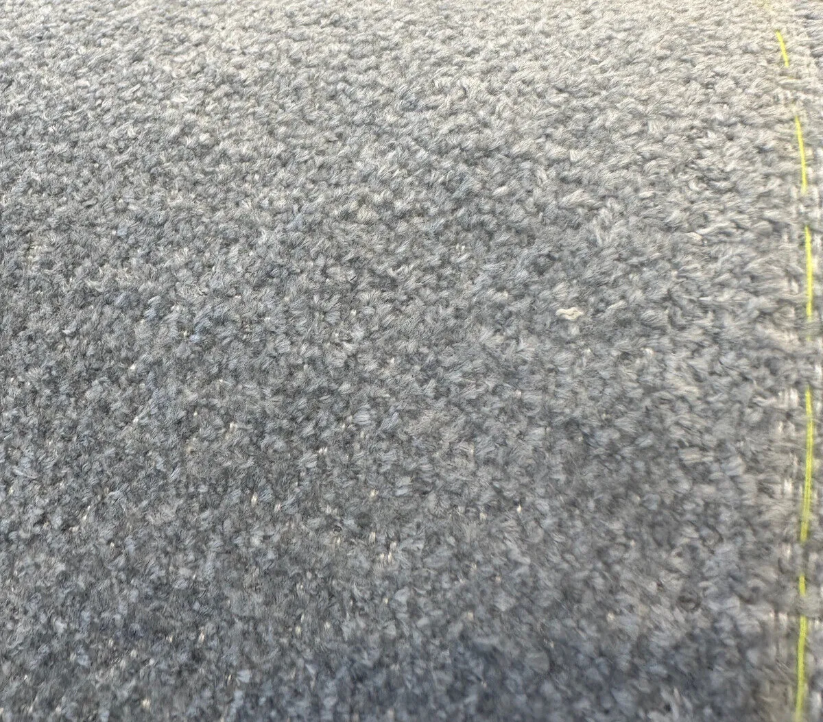 Sunbrella Chenille Lionheart Iceland Gray Outdoor HH Upholstery Fabric By the yard