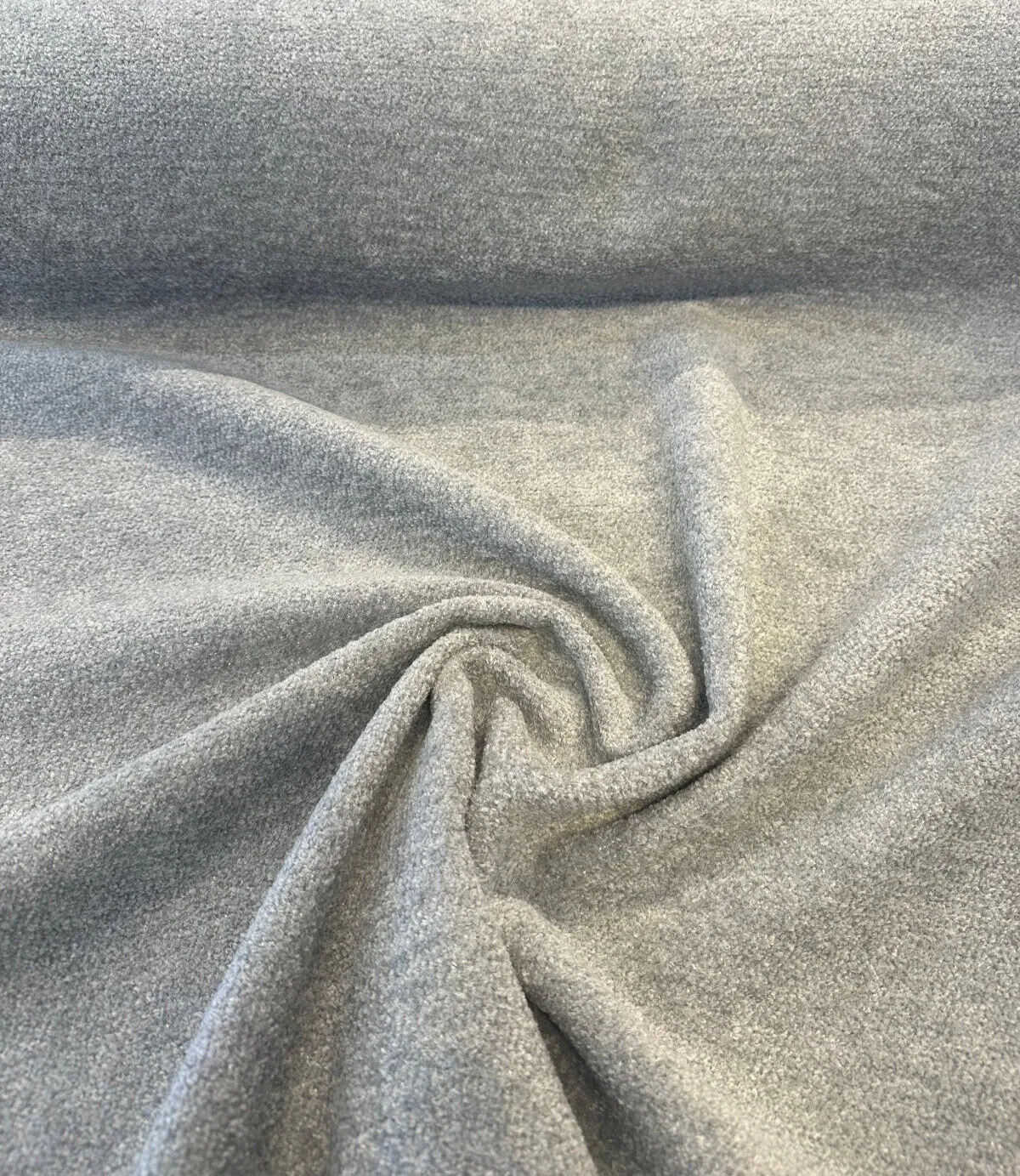 Sunbrella Chenille Lionheart Iceland Gray Outdoor HH Upholstery Fabric By the yard
