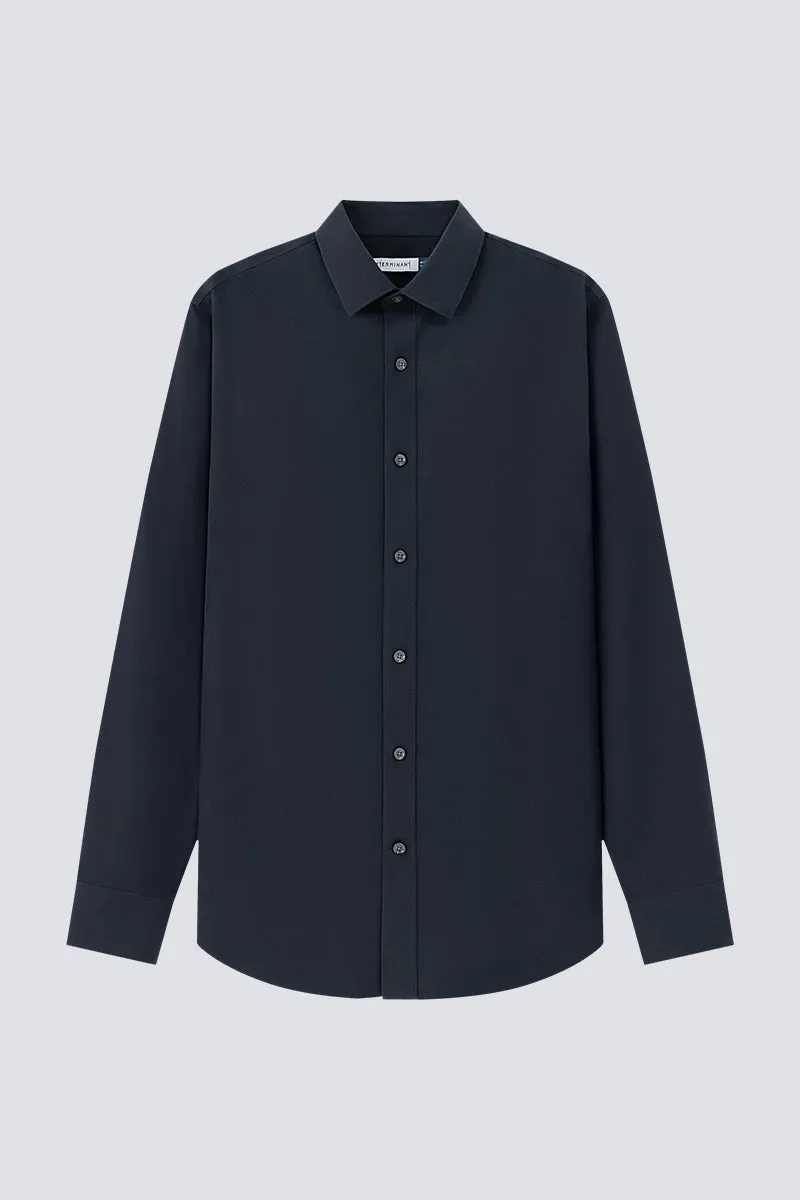 Supreme Cotton-Yak Twill Dress Shirt | Navy 0373DK