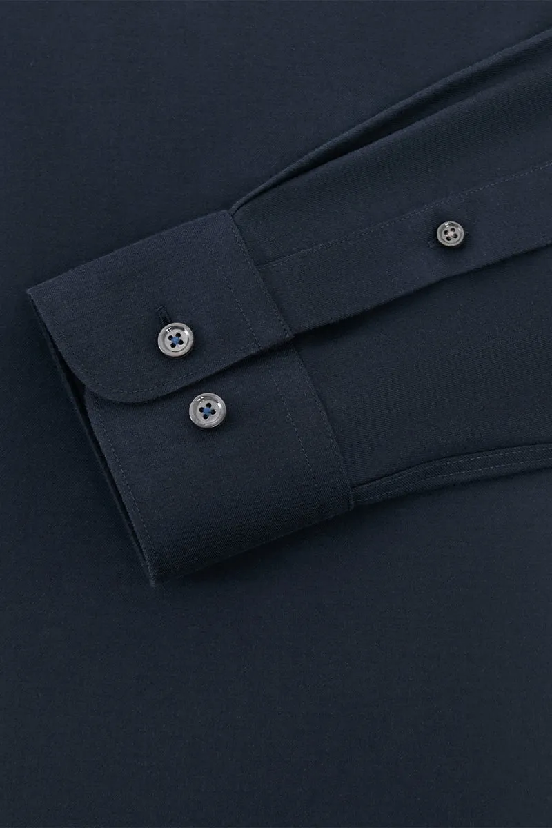 Supreme Cotton-Yak Twill Dress Shirt | Navy 0373DK
