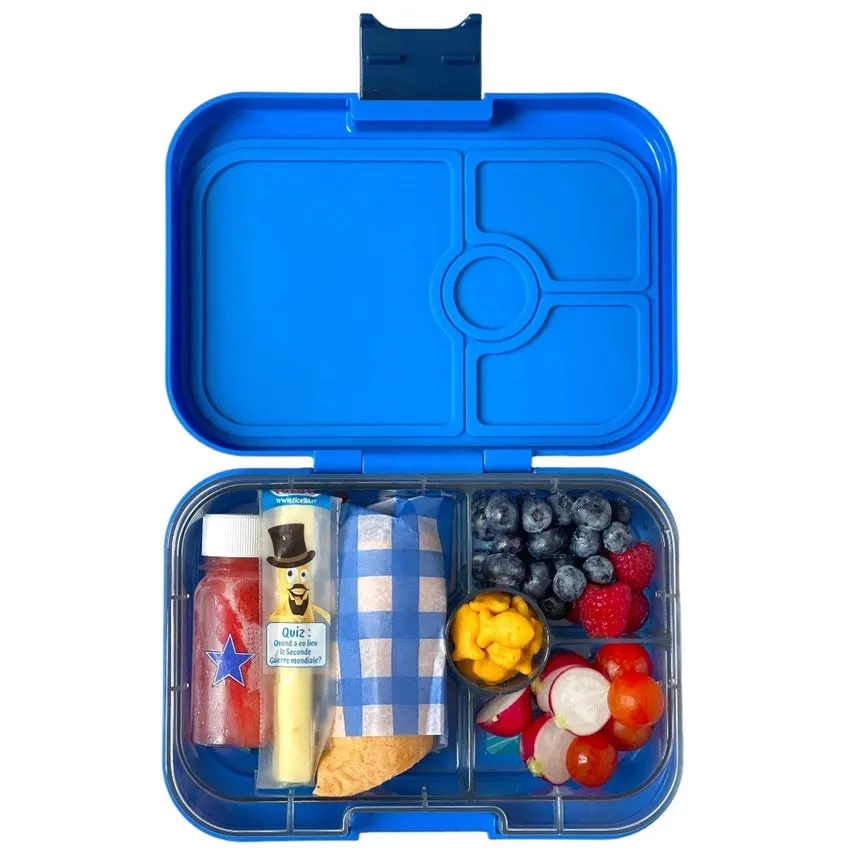 YUMBOX Leakproof Sandwich Friendly Bento Box - Surf Blue Shark Tray