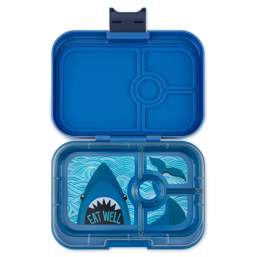 YUMBOX Leakproof Sandwich Friendly Bento Box - Surf Blue Shark Tray
